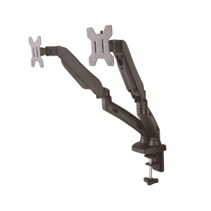 Luxora for 2x LCD 1.5-7kg, Quick-release VESA, Desk Clamp (Black, White)