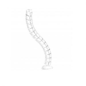 FlexiSpine Oval Cable Spine Organiser H800mm x W75mm (in White)