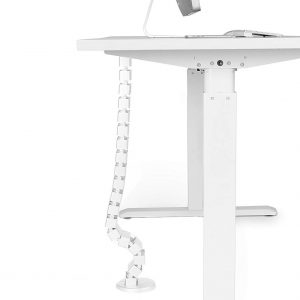 ErgoLink Delux Cable Spine W 67 x D 35 x H 1300 mm (in White, Black, Silver)