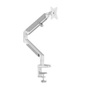 Novara for 1x LCD 9kg, Aluminium, Quick-release VESA, Desk Clamp - Silver