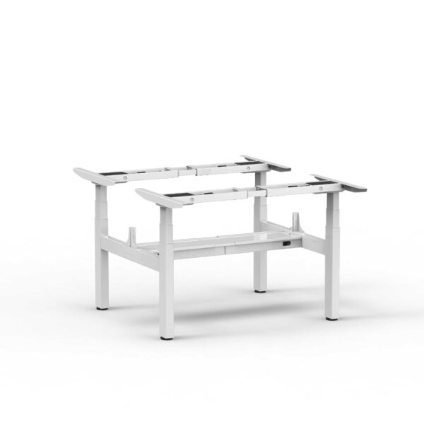 Alice quad-motor sit-stand desk frame height adjustable middle cable tray edf34xw
