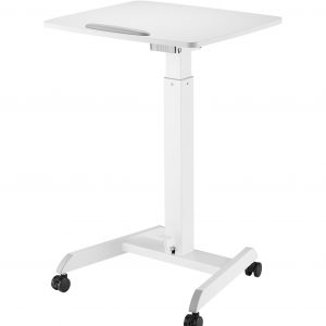 Aura Plus Gas-spring sit-stand workstation 600 x 520, lift 8kg (in Black, White)