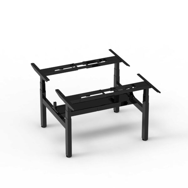 Alice quad-motor sit-stand desk frame height adjustable middle cable tray edf34xb