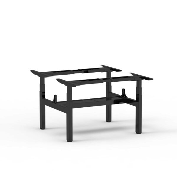 Alice quad-motor sit-stand desk frame height adjustable middle cable tray edf34xb