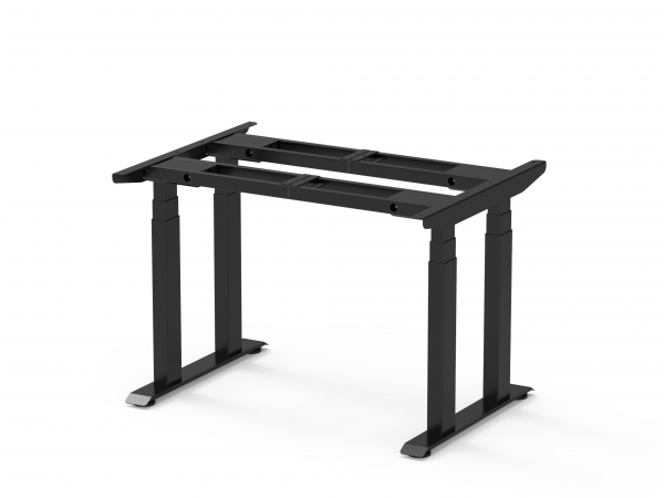 Ergo Ultra EDF45 desk frame image in black side 1