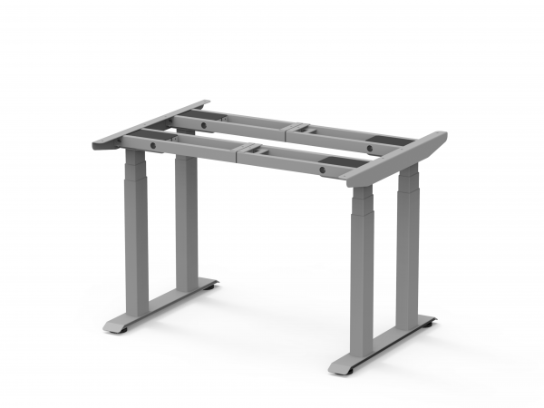 Ergo Ultra EDF45 desk frame image in silver side 1