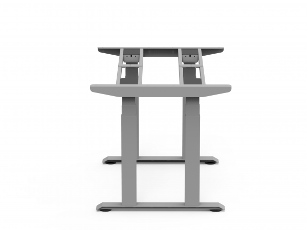 Ergo Ultra EDF45 desk frame image in silver side 2