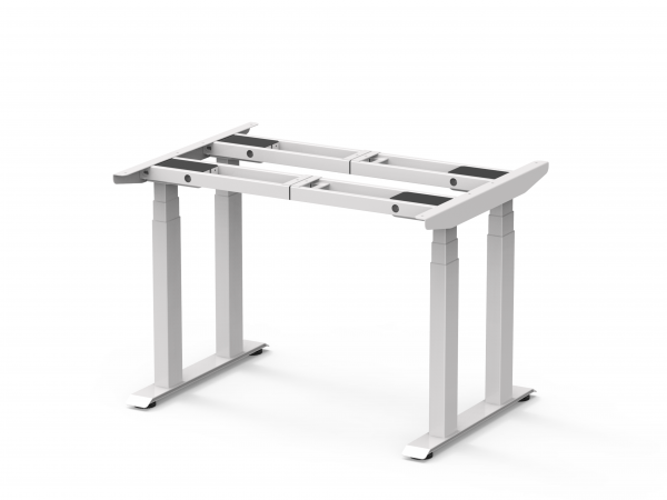Ergo Ultra EDF45 desk frame image in white side 1