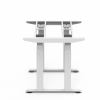 Ergo Ultra EDF45 desk frame image in white side 2
