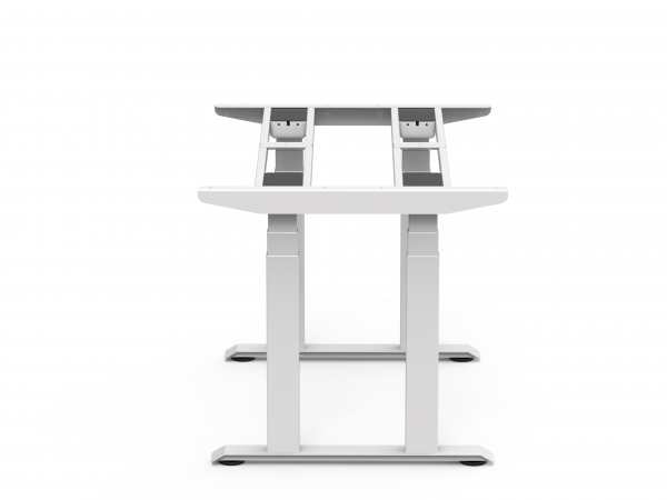 Ergo Ultra EDF45 desk frame image in white side 2