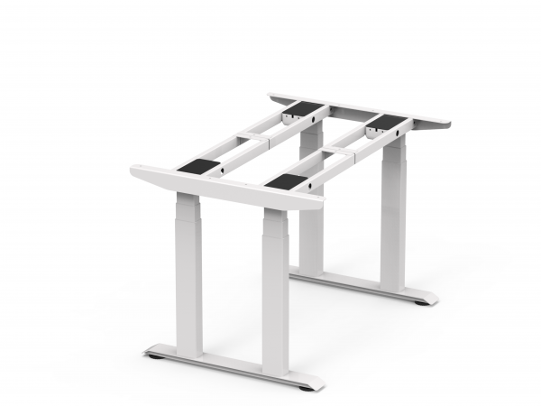 Ergo Ultra EDF45 desk frame image in white side 3