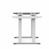 Ergo Ultra EDF45 desk frame image in white side 4