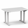Ergo Ultra EDF45 desk frame image in white with white desktop