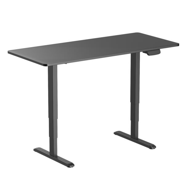 EDF52DB Ergolite Black dual-motor electric desk frame