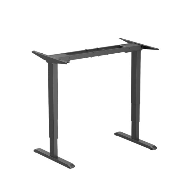 EDF52DB Ergolite Black dual-motor electric desk frame
