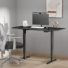 EDF52DB Ergolite Black dual-motor electric desk frame