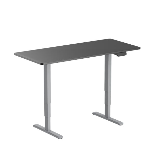 EDF52DS Ergolite Silver dual-motor electric desk frame