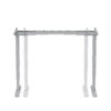 EDF52DS Ergolite Silver dual-motor electric desk frame
