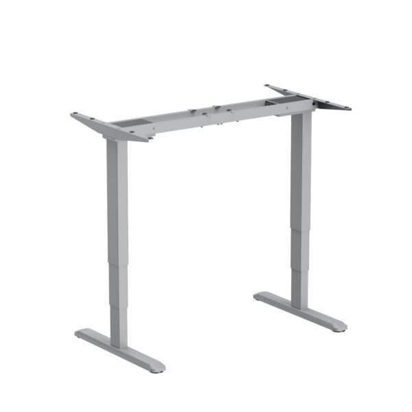 EDF52DS Ergolite Silver dual-motor electric desk frame