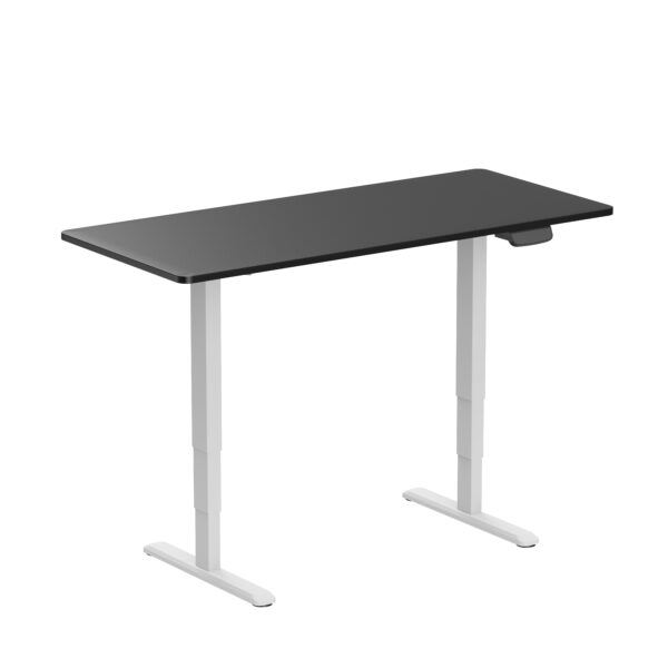 EDF52DW Ergolite White dual-motor electric desk frame