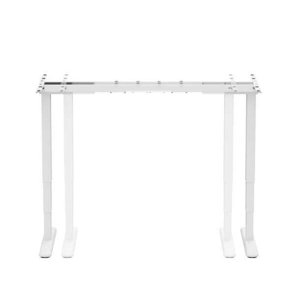 EDF52DW Ergolite White dual-motor electric desk frame