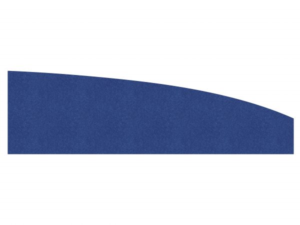 EcoCurve desk screen image in navy blue