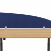 EcoCurve desk screen image in navy blue with desk