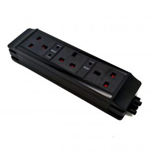 HICON LINK 3-way socket BLACK