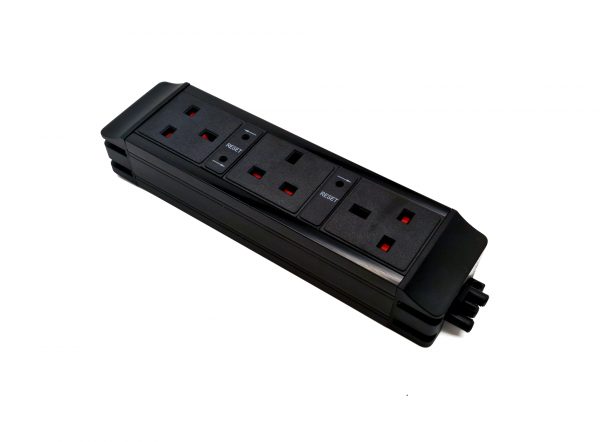 HICON LINK 3-way socket BLACK