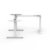 EDF32XRDKW Alice Triple-motor sit-stand desk frame 3-stage column - WHITE