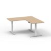 EDF32XRDKW Alice Triple-motor sit-stand desk frame 3-stage column - WHITE