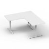 EDF32XRDKW Alice Triple-motor sit-stand desk frame 3-stage column - WHITE