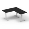 EDF32XRDKW Alice Triple-motor sit-stand desk frame 3-stage column - WHITE