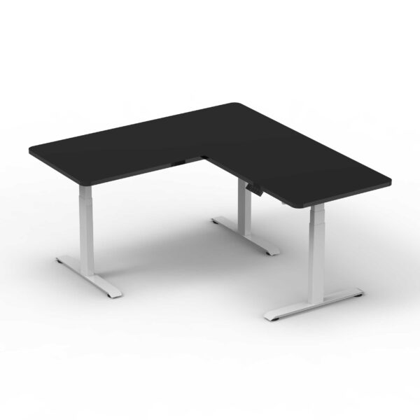 EDF32XRDKW Alice Triple-motor sit-stand desk frame 3-stage column - WHITE