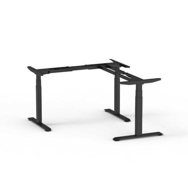 EDF32XRDKB Alice Triple-motor sit-stand desk frame 3-stage column - BLACK