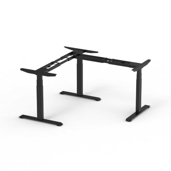 EDF32XRDKB Alice Triple-motor sit-stand desk frame 3-stage column - BLACK