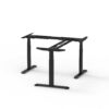 EDF32XRDKB Alice Triple-motor sit-stand desk frame 3-stage column - BLACK