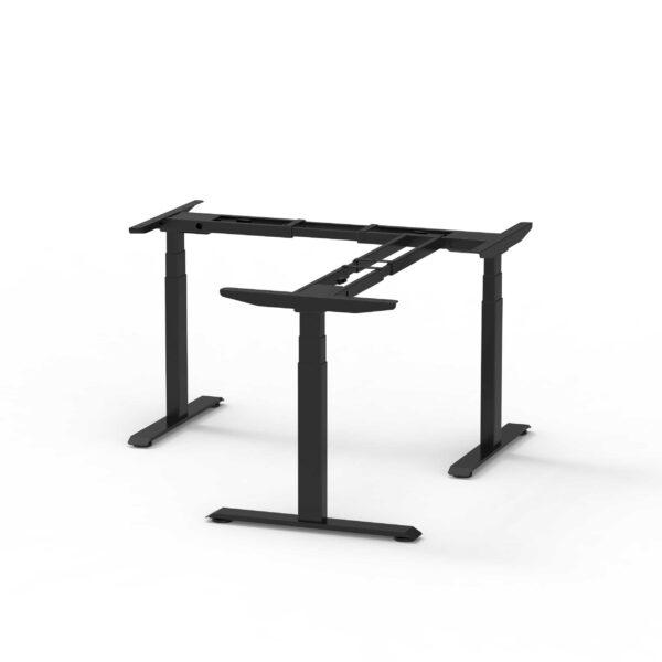 EDF32XRDKB Alice Triple-motor sit-stand desk frame 3-stage column - BLACK