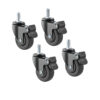 VELO castors wheels for desk frames