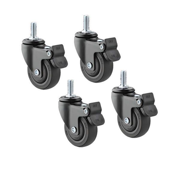 VELO castors wheels for desk frames