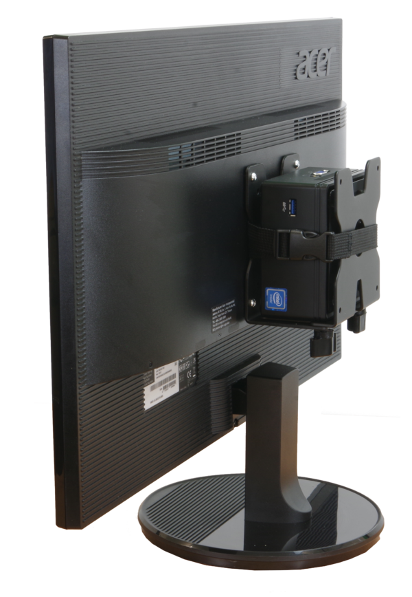 TCM01 Thin Client VESA Mount_with Pole Clamp