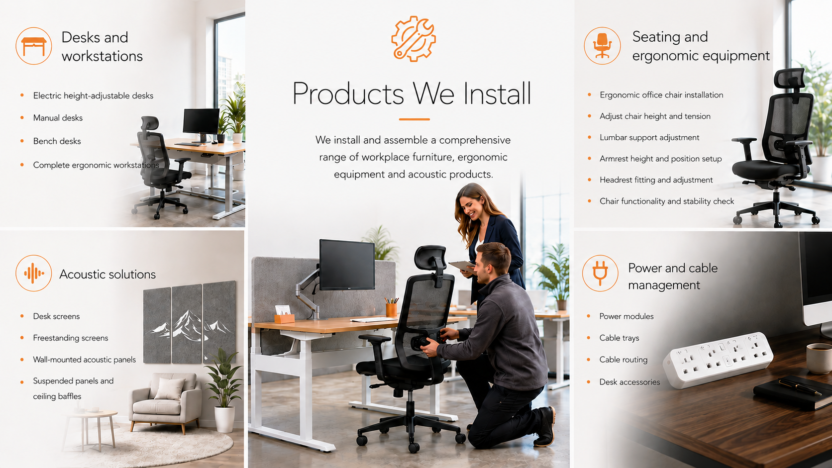 Products We Install Office Infographic