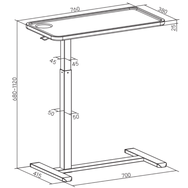 Aura Lite 3rd Generation dimension size drawings